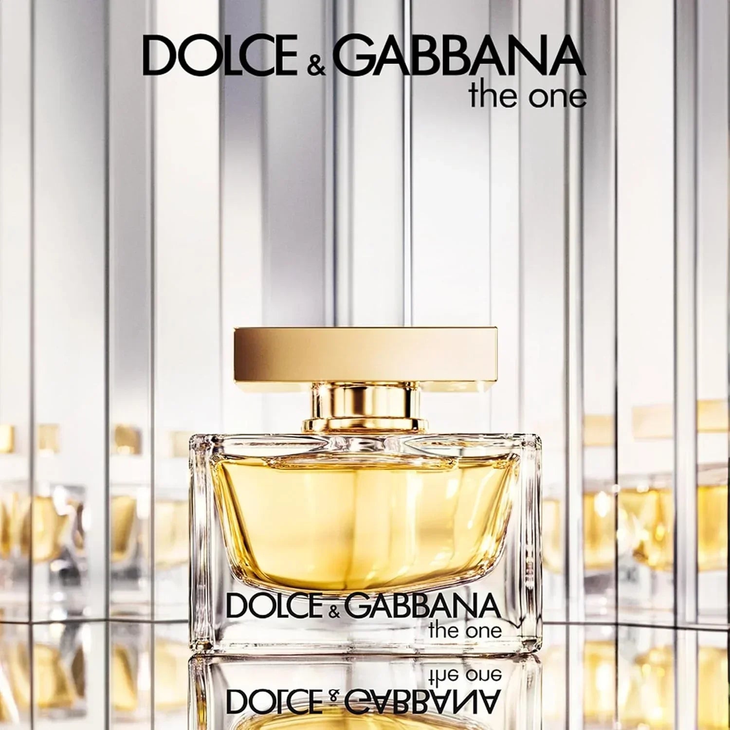 Dolce & Gabbana The One Eau de Parfum 100ml fragrance bottle with gold cap