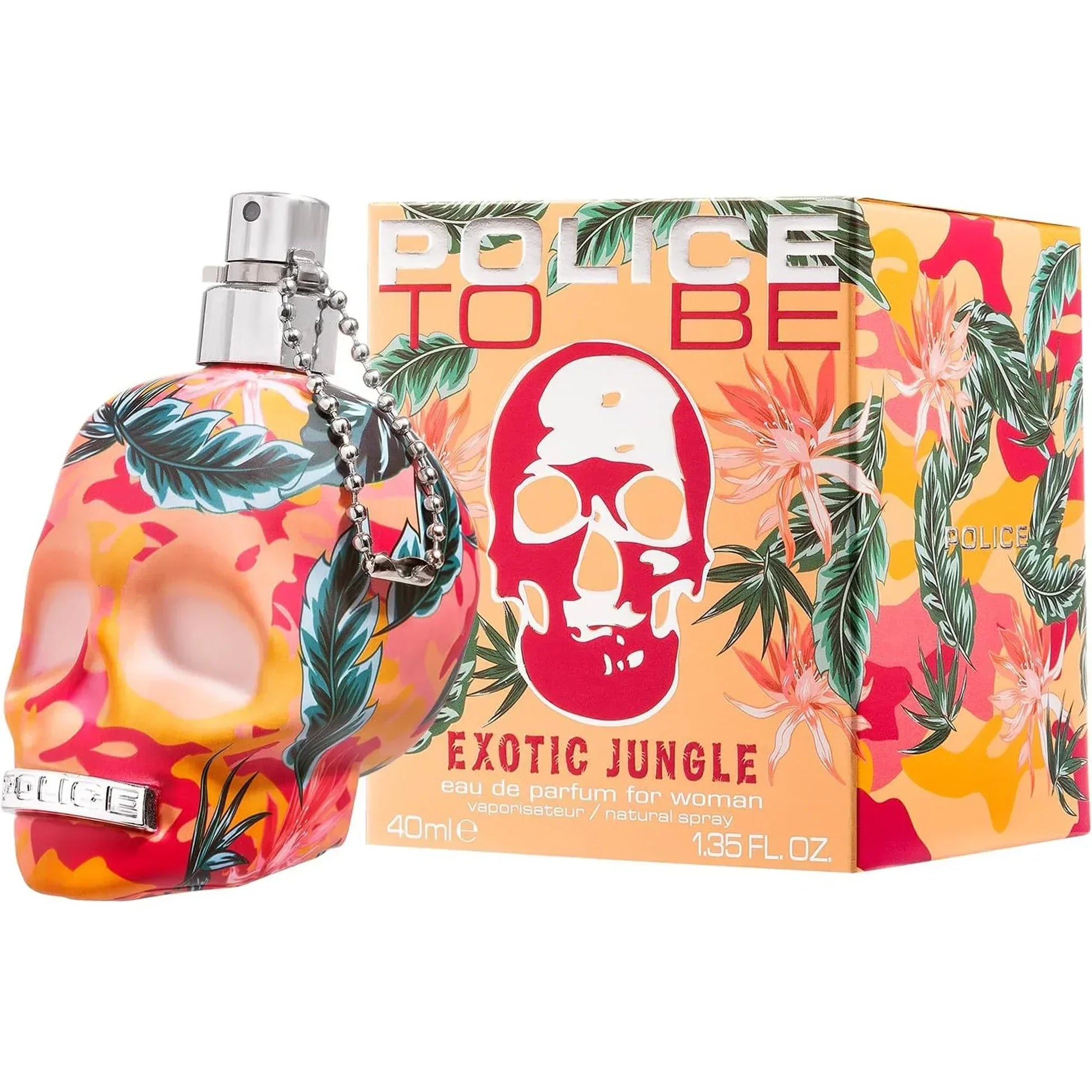 Police To Be Exotic Jungle eau de parfum 40ml bottle with retail box