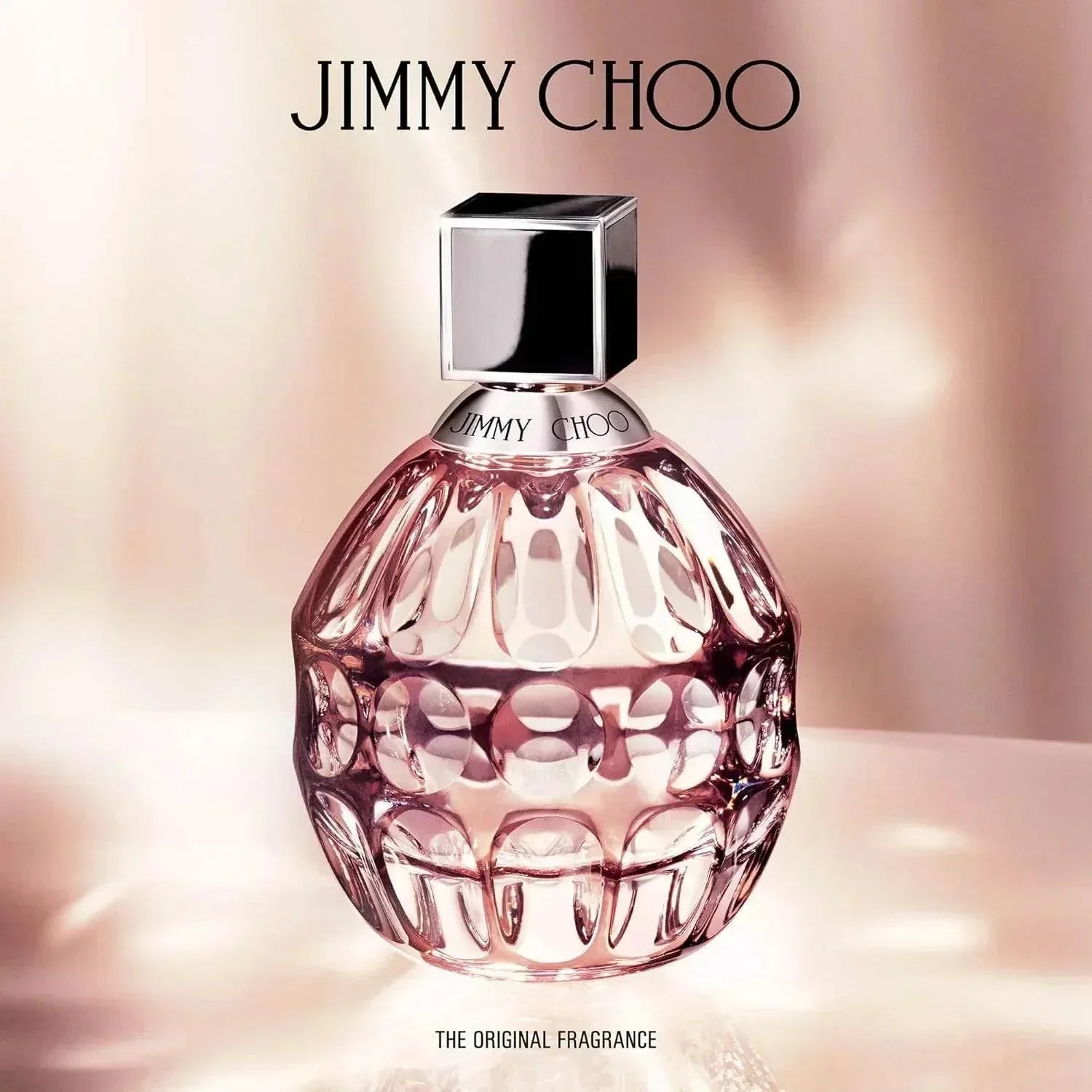 Jimmy Choo The Original Eau de Parfum 100ml fragrance bottle with textured glass design