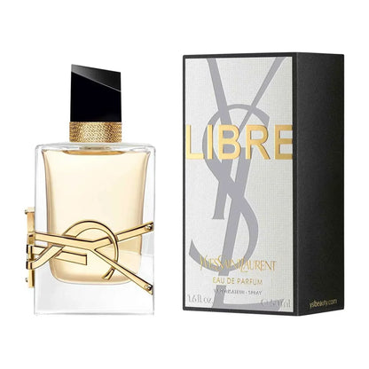 YSL Libre perfume bottle and packaging in retail box 50ml