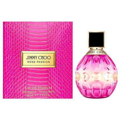 Jimmy Choo Rose Passion Eau de Parfum 60ml bottle with retail box