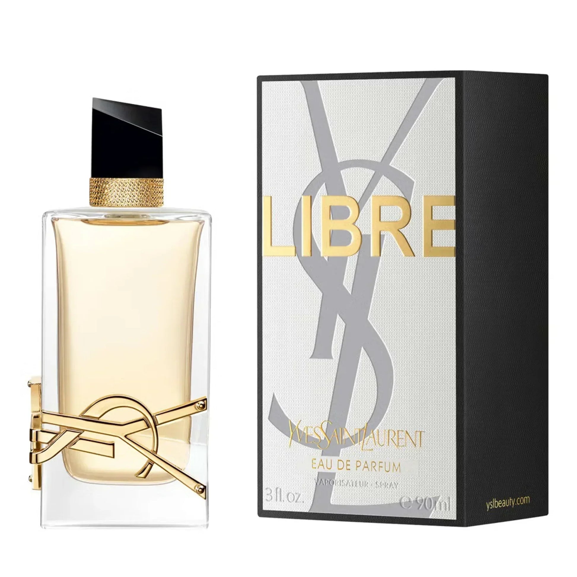 YSL Libre perfume bottle and packaging in retail box 90ml
