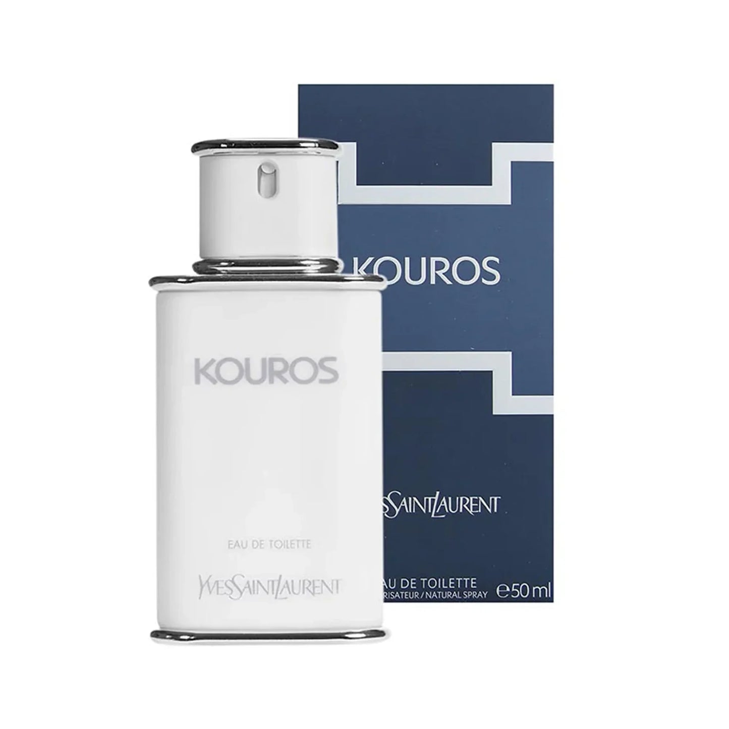 Yves Saint Laurent Kouros Eau de Toilette 50ml bottle with retail box