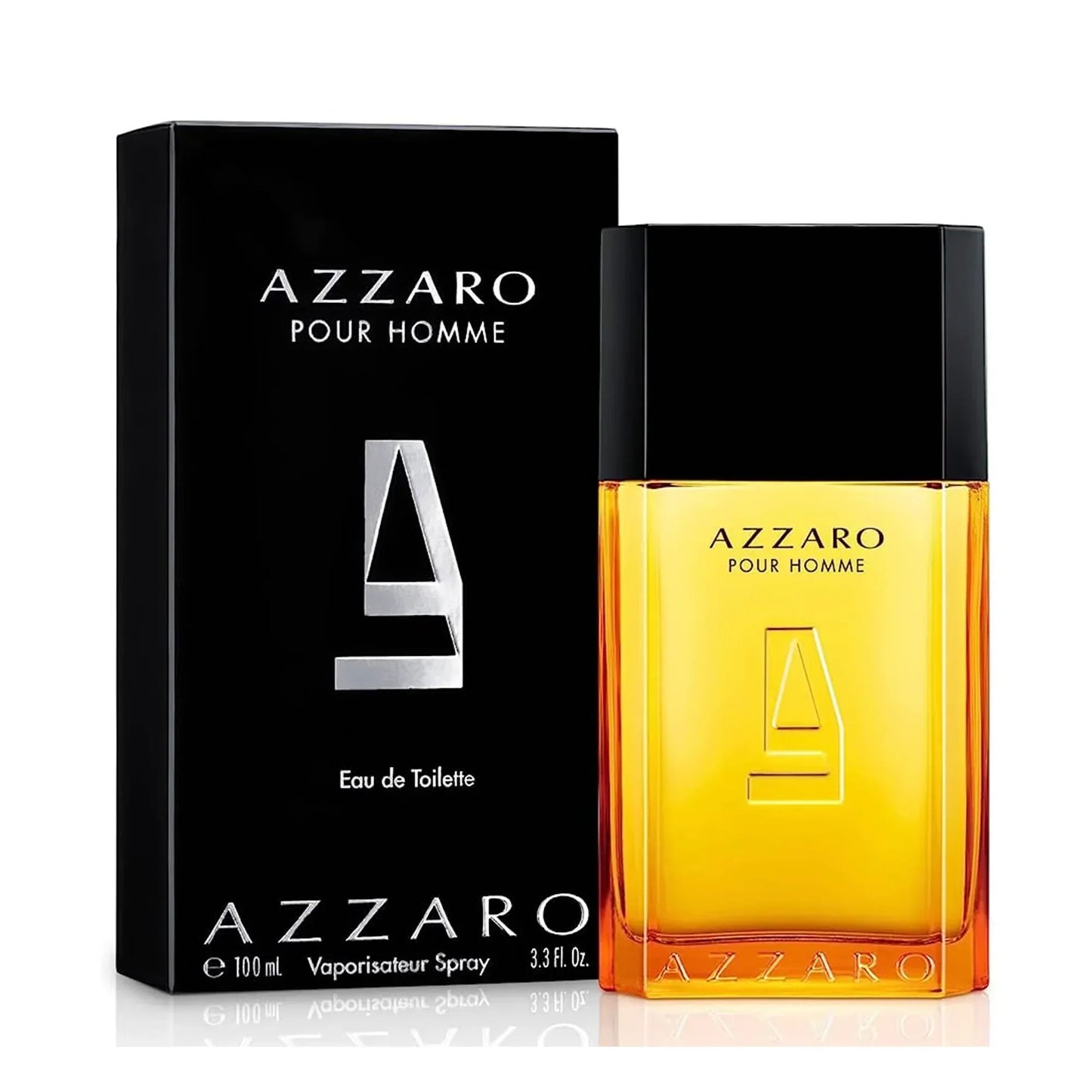 Azzaro Pour Homme Eau de Toilette 100ml bottle with retail box
