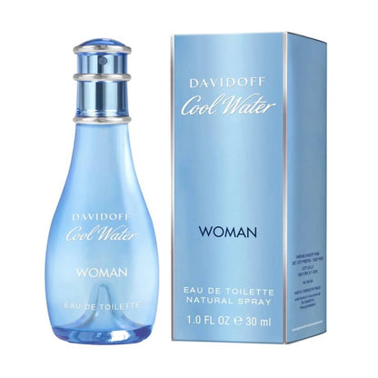 Davidoff Cool Water Woman Eau de Toilette 30ml bottle with retail box