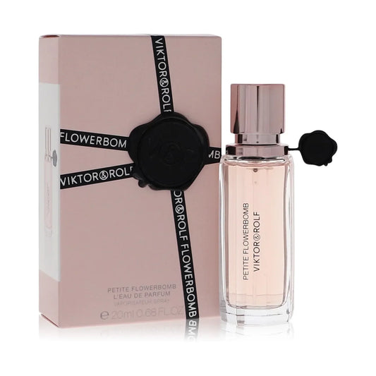Viktor & Rolf Flowerbomb Petite Eau de Parfum spray bottle and pink box