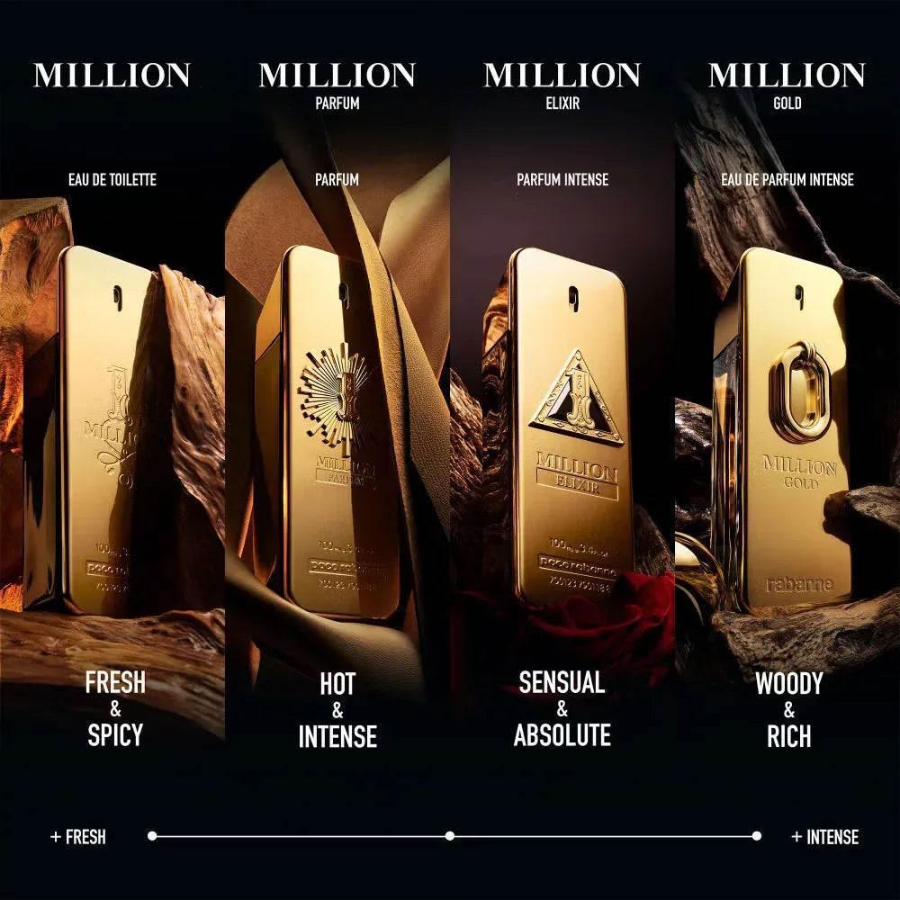 Paco Rabanne 1 Million Eau de Toilette spray bottles