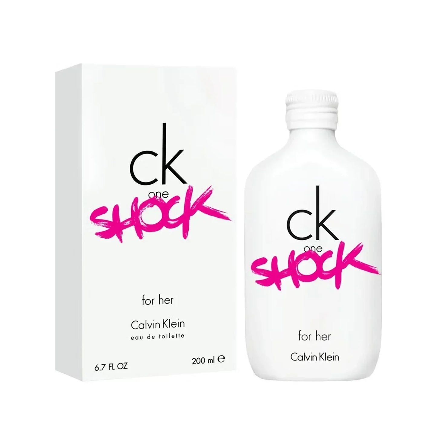 Calvin Klein CK One Shock for Her eau de toilette 200ml bottle with retail box