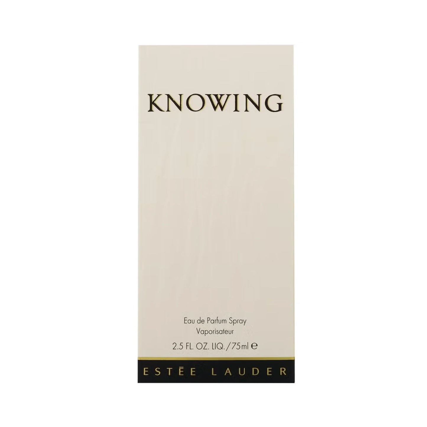 Estée Lauder Knowing perfume packaging on a white background
