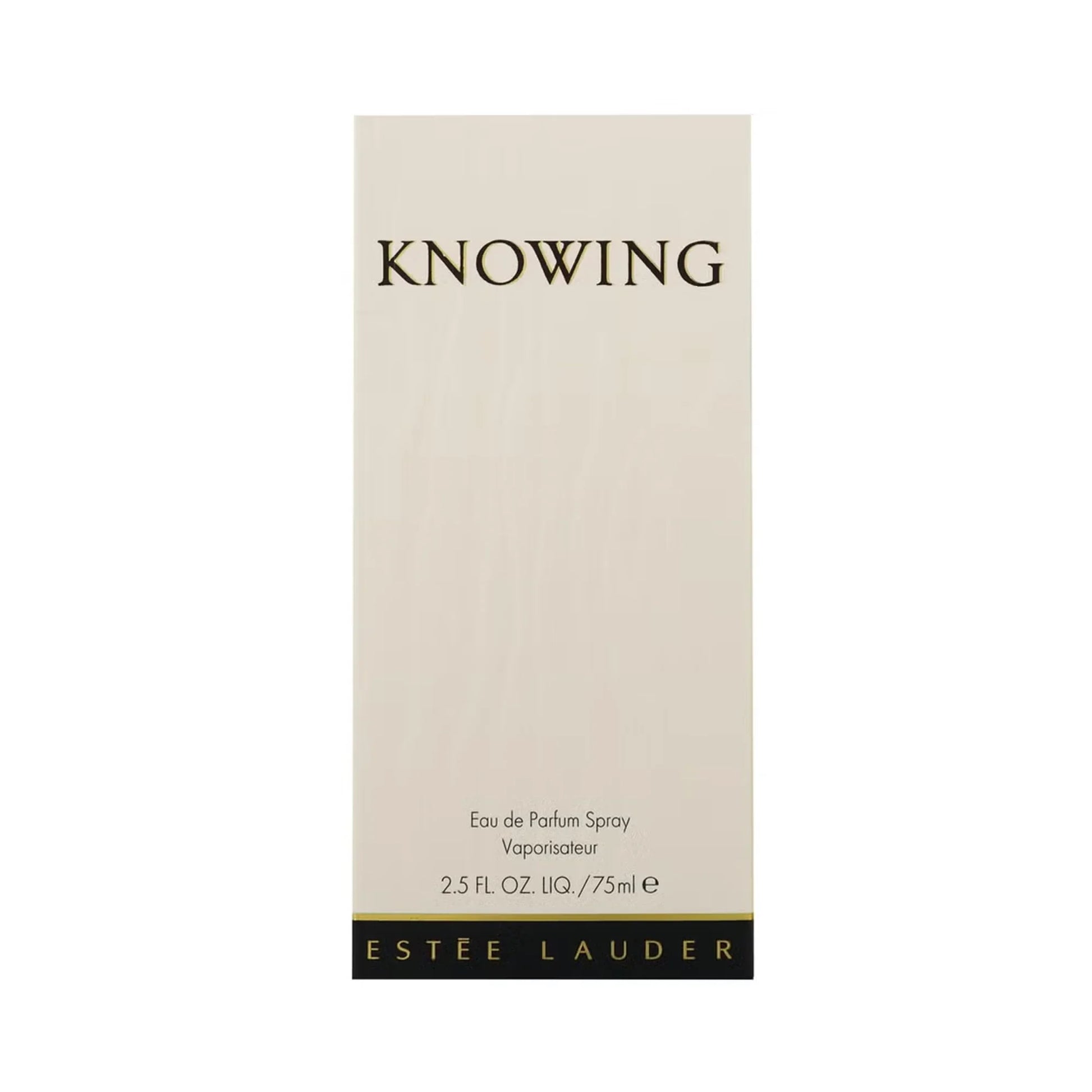 Estée Lauder Knowing perfume packaging on a white background