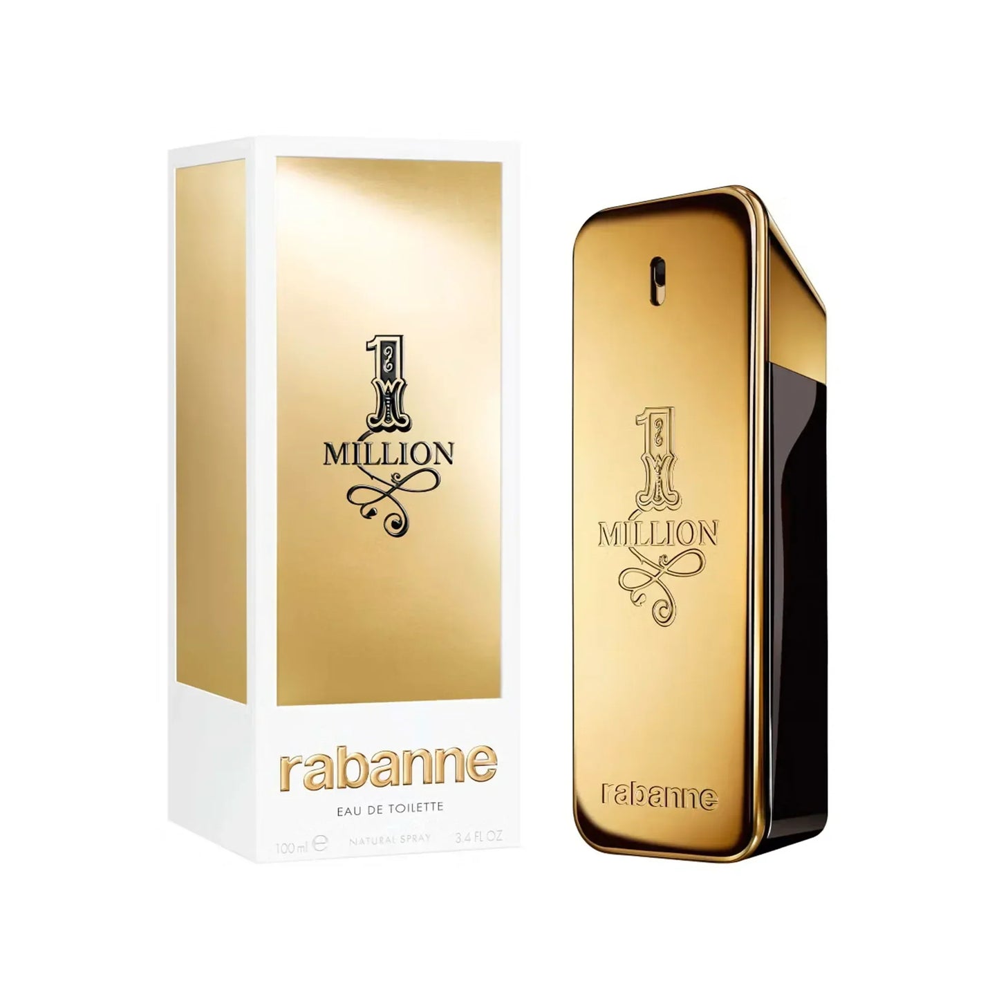 Paco Rabanne 1 Million Eau de Toilette spray bottle 100ml with retail box