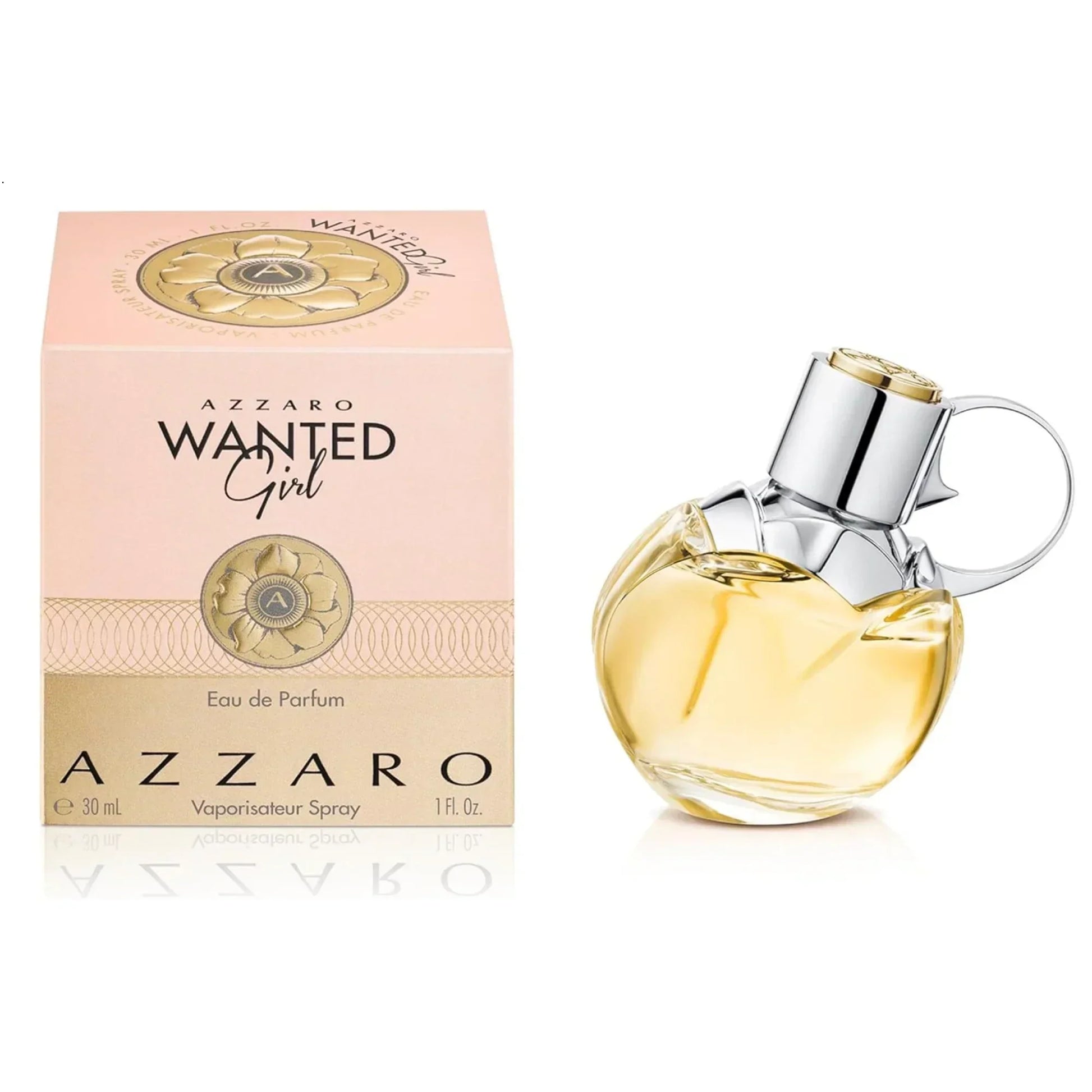 Azzaro Wanted Eau de Parfum bottle and packaging in retail box