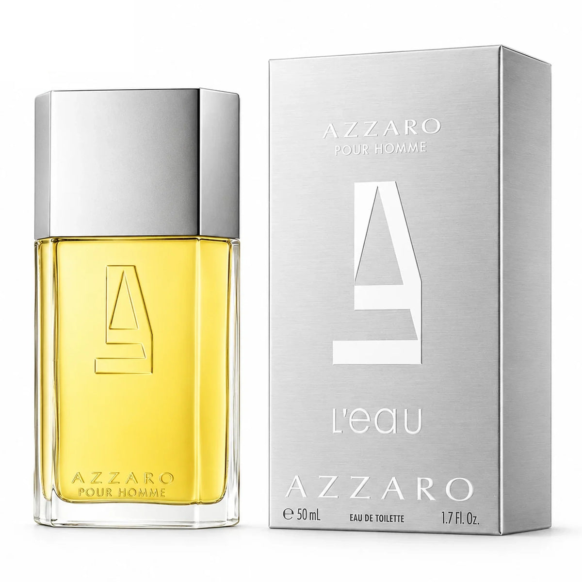 Azzaro Pour Homme L'Eau Eau de Toilette 50ml bottle with retail box