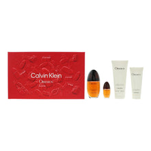 Calvin Klein Obsession Eau De Parfum 100ml, Body Lotion 200ml, Eau De Toilette 15ml + Shower Gel 100ml Gift Set